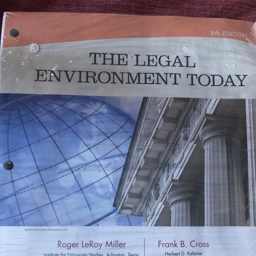 The legal environment today textbook